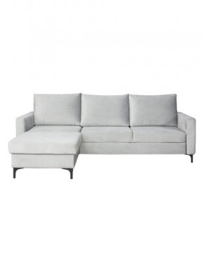 Milano-TMIN -P13 Corner sofa Universal L/R (silver plush)