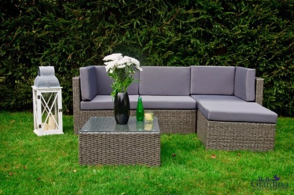 Garden furniture set TINTO Grey