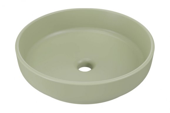 UM- RIVER 1 OLIVE GREEN MATT UN 40 (E-6595) Раковина накладная 