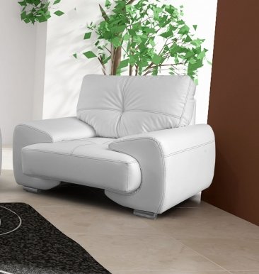 OM-GA I Armchair (white eco leather D 511)