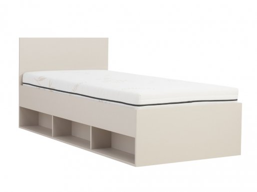 Intle LOZ 90x200+ST90 Bed,Cashmere