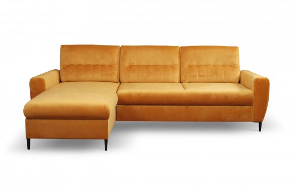 DALIA Corner sofa (Velluto Mustard 8)