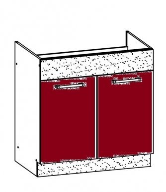 Modena MDF MD19/D80Z 80 cm Напольный шкаф под раковину