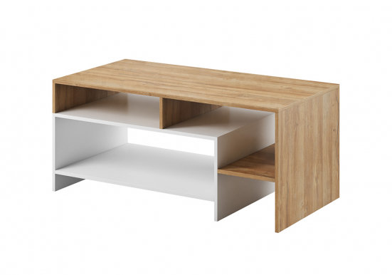 ALWA/ Coffee table Oak grande/white mat