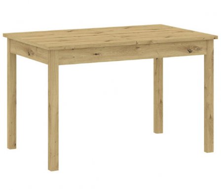 INTER W120-160/H77/D80 cm Esstisch ausziehbar,Eiche artisan