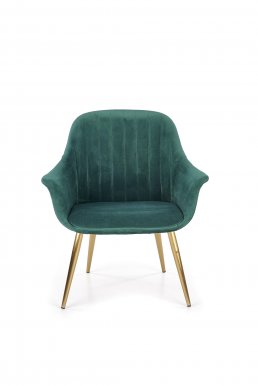 ELEGANCE- 2 FOT Chair (green/gold)