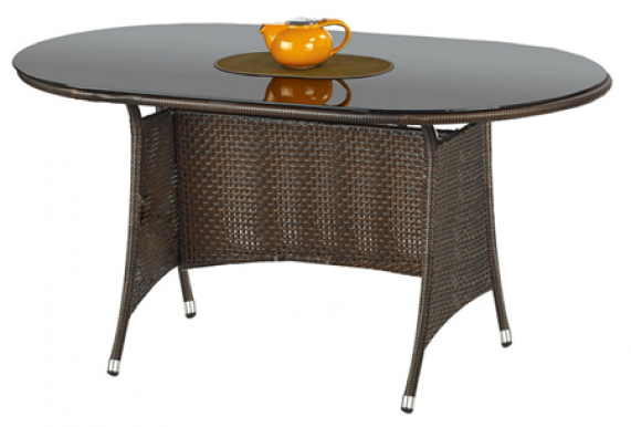 MASTER Table Dark brown/black