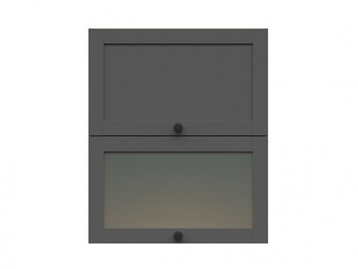 SemiLine G2O_60/72_OV/O-DARV/GF Навесной шкаф со стеклянными дверями