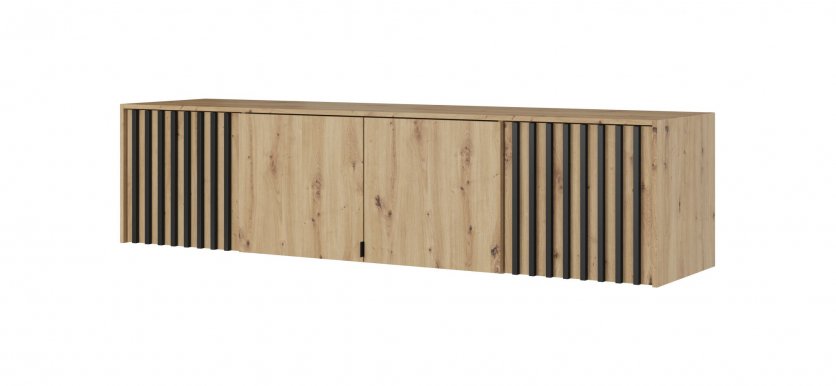 NELLY NAD 4D Additional cabinet (oak artisan/black lamella)