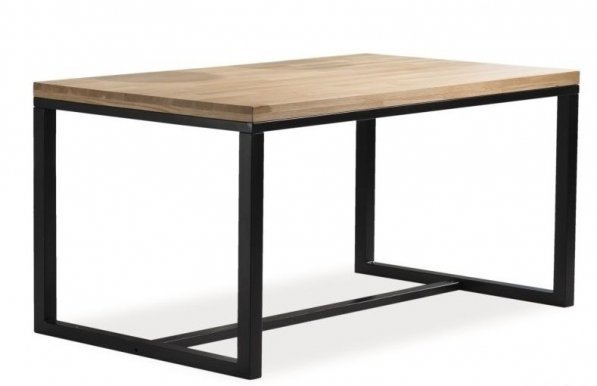 LOFT LORAS A DC150x90 Ēdamgalds Ozols/melns