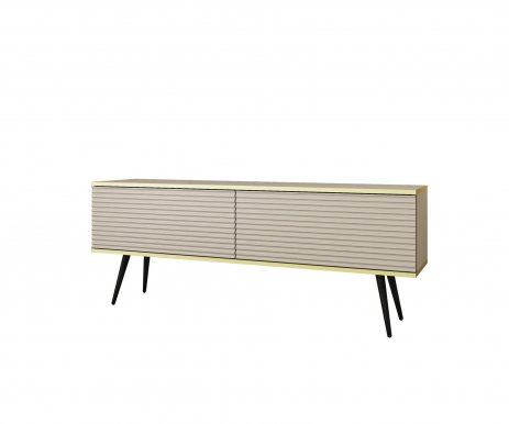 ORO- MDF RTV-135+Legs ТВ тумба Бежевый