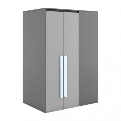 PLAY PL-00P Wardrobe with lighting+Handles to PL-00