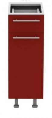Standard D1D1S30 L/P 30 cm Gloss acrylic Base cabinet