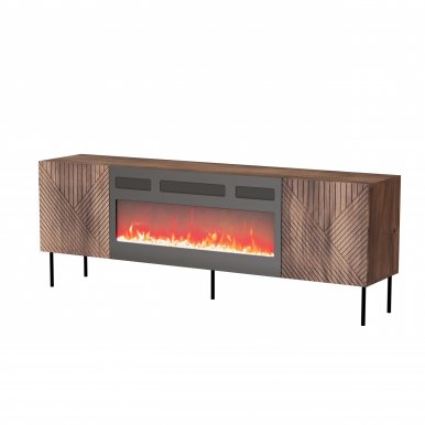 ART-DECO EF RTV+ kamin black TV cabinet