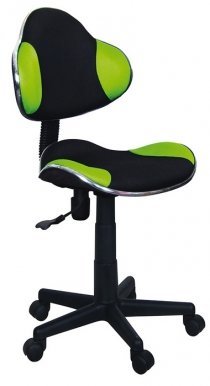 Офисное кресло Q-G2Z/CZ Чёрный/зелёный