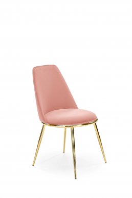 K460 Krēsls rozā/zelts