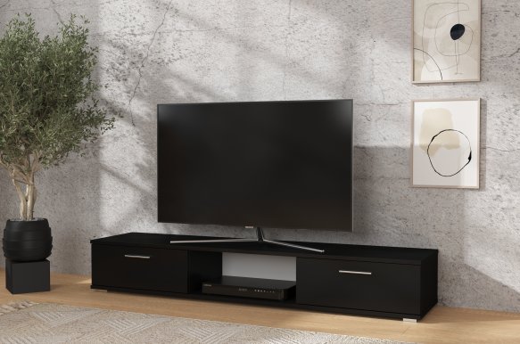 ARID BM-Q004 RTV-Schrank,Schwarz matt