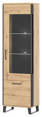 LOFT+ LT7 D2 R Glass-fronted cabinet