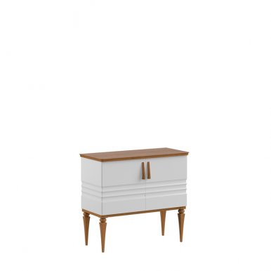 Torino TO-K2 Chest white gloss/oak mocca