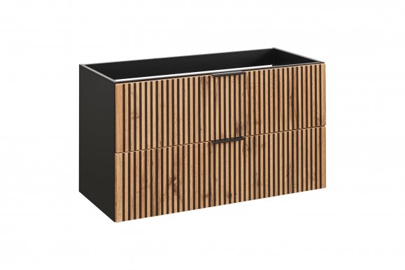XILO BLACK WOTAN 82-100-D-2S Waschbeckenunterschrank