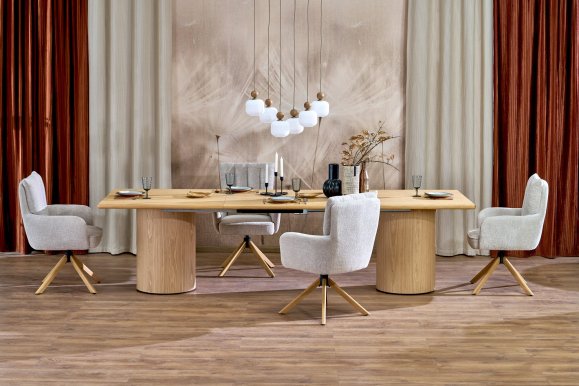 29151,Extending dining table,matt natural oak