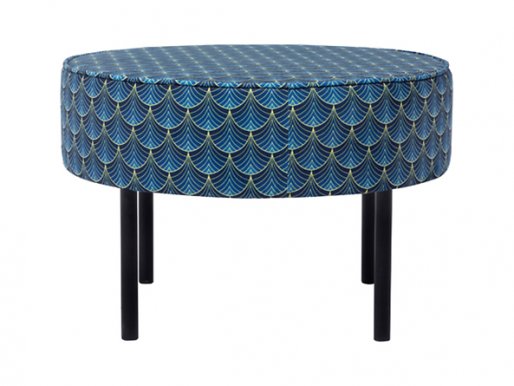 Lafu Pufa (Print Wachlarze 02 Gold Navy)