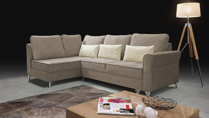 Broadway Cappuccino (Viton 192+191) Corner sofa