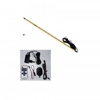 VGO LED PLUG-IN POWER SUPPLY SET (24W) + PROFILE LED 605 mm cold white