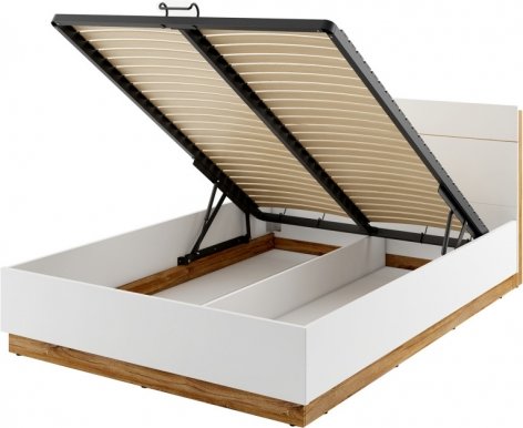 DENTRO DT-02(180) 180x200 Двуспальная кровать с ящиком для белья и освещением