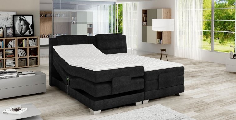 WAVE Box Spring 160x200+TOP Divguļamā gulta