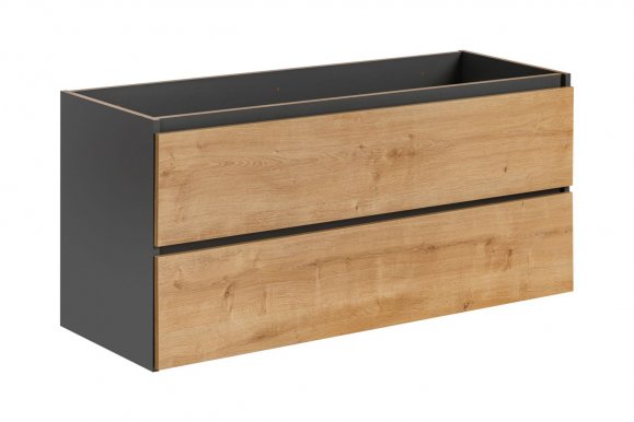 MONAKO/ Grey Oak 823 Шкаф навесной для ванной под раковину