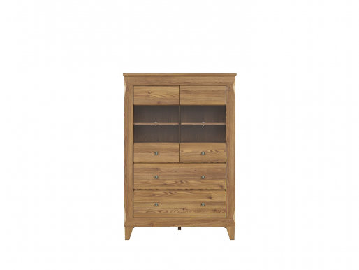 Bergen REG2W2S Glass-fronted cabinet