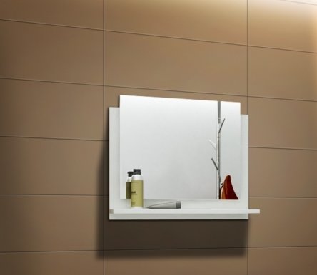 DR/LU Mirror for bathroom white