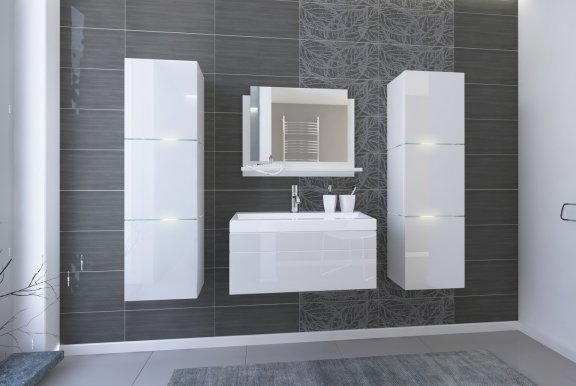 Ванная комната IB2-17W-HG21-U80 white/white gloss