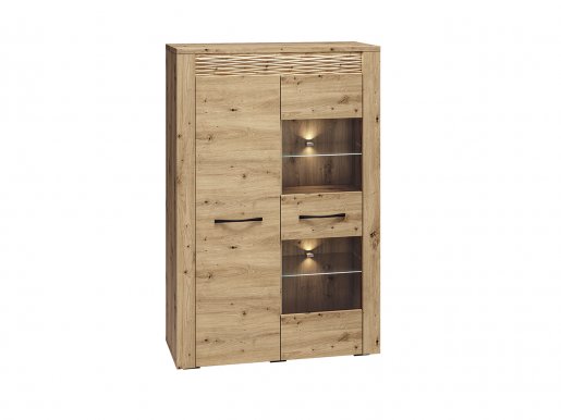 OakArtisan 05 Glass-fronted cabinet