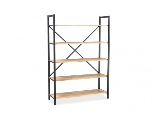 LOFT LORAS R1 180X120 Plaukts Ozols/melns
