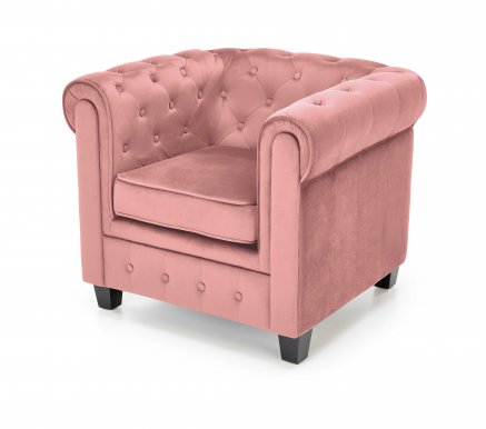 ERIKSEN Atpūtas krēsls (rozā)