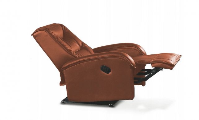 JEFF Recliner armchair brown