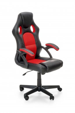 BERKEL Biroja krēsls Melns/sarkans