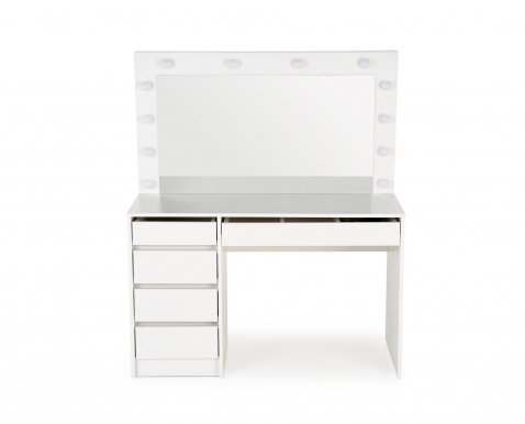 HOLLYWOOD XL Dressing table сonsole with mirror,White