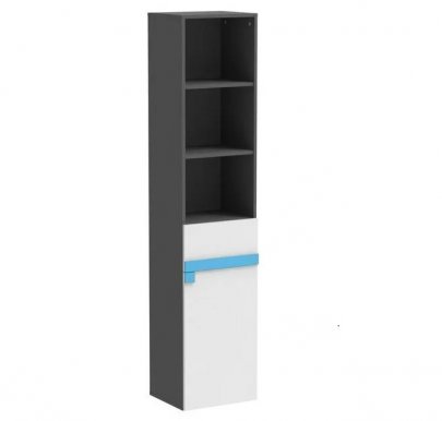Lobo 1S1D Bookshelf with 1 door,1 drawer  