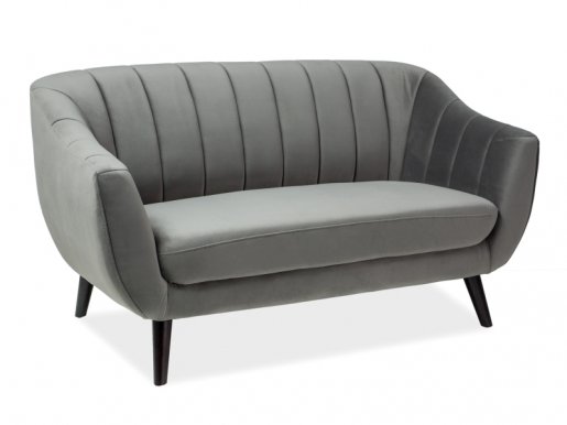 Bluvel 14 Velvet ELITE2VSZ14 Sofa Grey