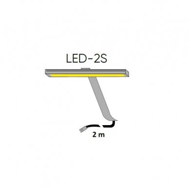 ID- LED2S apgaismojums skapim