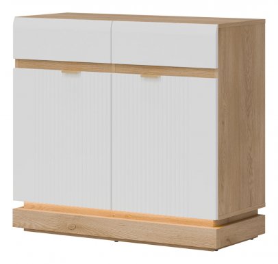 MILTON-ML 02 Kumode,Cremona torro oak/white matt