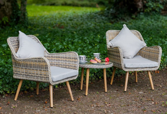 Dārza mēbeļu komplekts BELICCO gray-beige