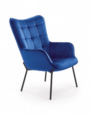 CASTEL FOT Armchair (Dark blue)