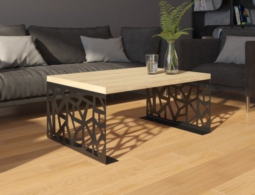 Semanier 45x100x70 Coffee table Oak-veneer