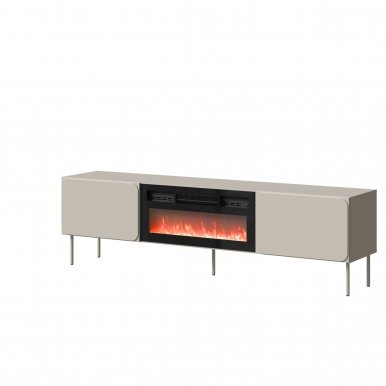 RAFAEL RTV 200 EF + komin TV cabinet with electric fireplace,Cashmere