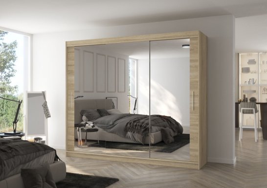 Chester Cht04 250 Sonoma Wardrobe with sliding doors