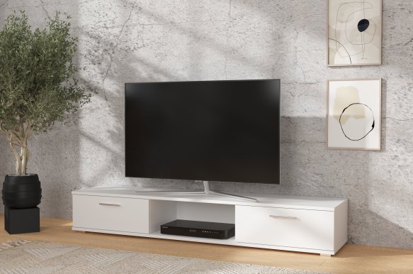 ARID WM-Q001 RTV-Schrank,Weiß matt 